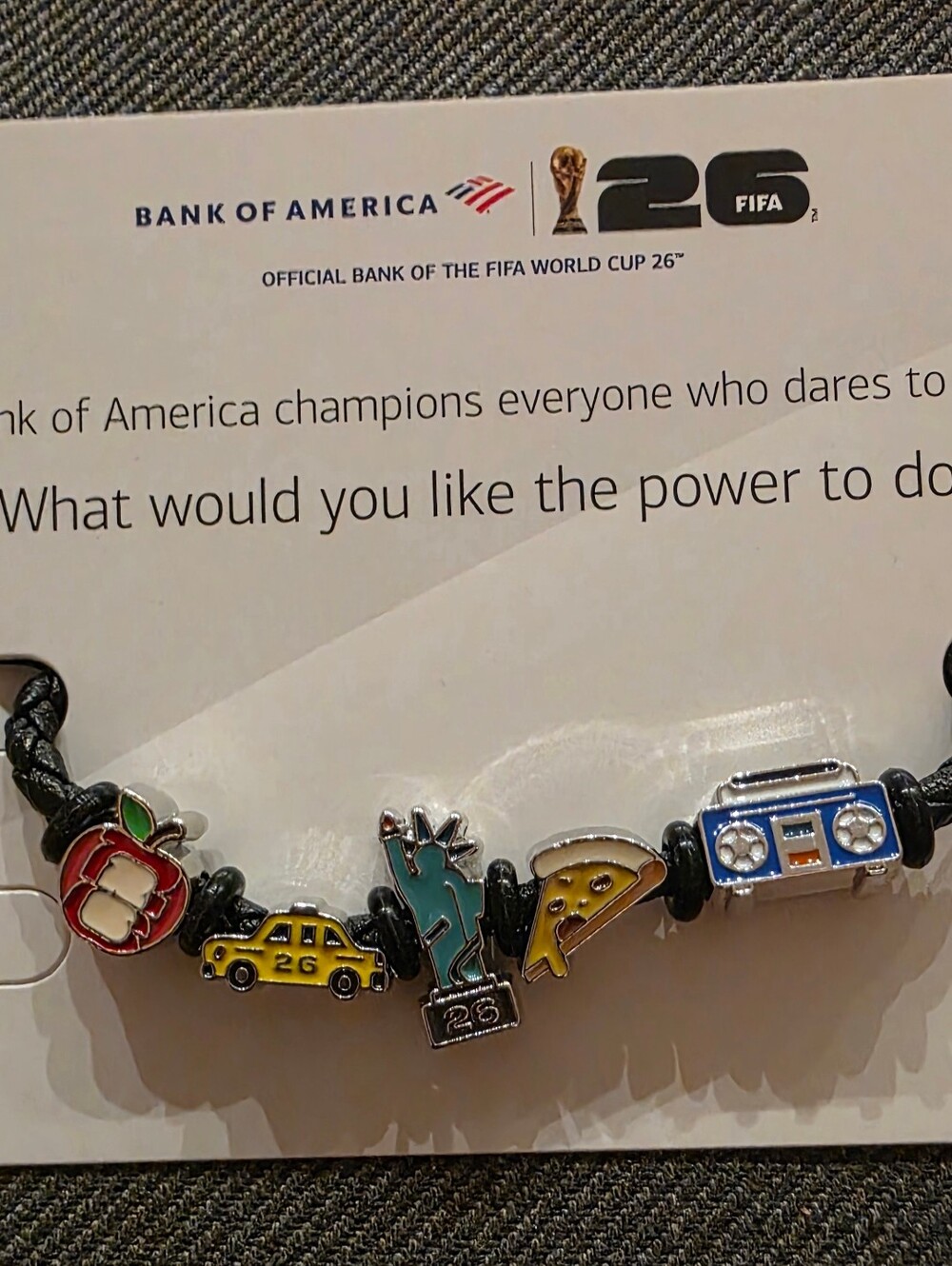 BOA Fifa NYC Charms Bracelet - Picture 2 of 4
